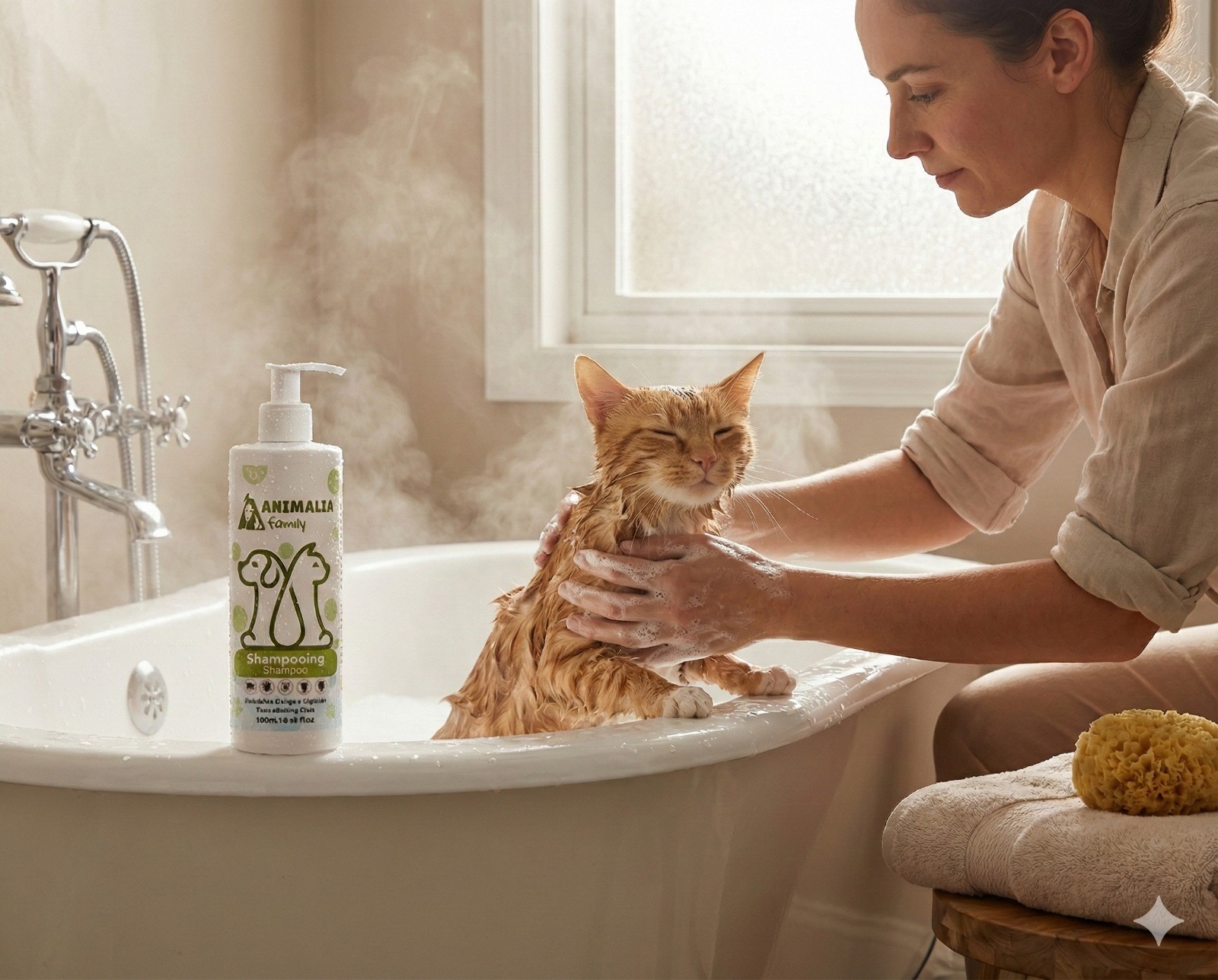 Pelage terne et emmêlé